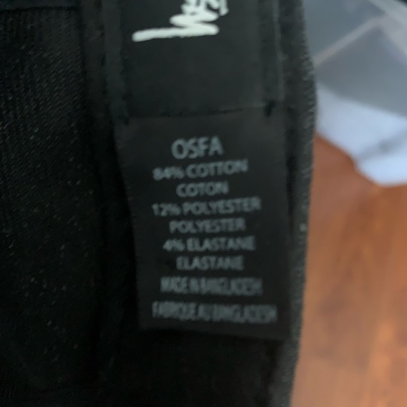 Charcoal black Stussi hat adjustable - Picture 5 of 5